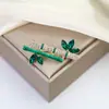 Broche Transfronterizo Nuevo de Alta Gama Lazo Insecto Flor Femenino Anti-Exposición Fijo Ropa Versátil Corsage