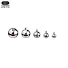Cabeza de Joyería de Aleación de Titanio F136, Bola Redonda Adecuada para Reemplazar Barras Roscadas Internamente, Piercings de Labio de Bola, Aretes, Piercings de Lengua, Piercings Corporales