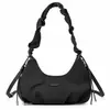 Bolsa de Hombro Única Bestseller Estilo Coreano Bolso de Hombro Plegado para Mujer Bolso de Axila Color Sólido de Gama Alta Bolso Cruzado de Nicho para el Trabajo