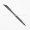 Cuchillo para carne y tenedor de acero inoxidable 304 Cubiertos occidentales Titanio Oro rosa Cubiertos occidentales portugueses Juego de cuchillo, tenedor y cuchara