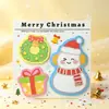 Notas Adhesivas de Dibujos Animados Ins Lindas Navideñas Alta Apariencia Adhesivas Engrosadas Especial para Estudiantes Portátiles Mensaje Reutilizables Pegatinas
