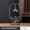 Jinxiushanhe Quemador Colgante de Loto Pequeño Nube Xiangyun Polvo Antiadherente para Incienso Arena de Árbol de Sándalo Purifica el Aire Interior Aromaterapia de Larga Duración