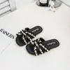 Pantuflas para Niñas, Nuevo Estilo de Verano, Calzado Exterior a la Moda, Estilo Coreano, Pantuflas para Niñas Estilo Pequeño y Fragante, Zapatos de Playa Antideslizantes de Suela Blanda para Niñas