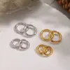 Aro Simple Minimalista Clip Básico para Oreja Sin Perforar Moda Ins Transfronteriza Europea y Americana Accesorios de Oro 18K Joyería Acero Inoxidable Mujeres