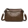 Bolso Bandolera de Lujo Ligero para Mujer 2026 Nuevo Moderno Elegante Bolso de Hombro Cuero Suave Gran Capacidad Bolso Casual para Mujer