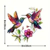 Bestseller transfronterizo Navidad y Halloween mariposa azul decoración colgante de acrílico, colgante de ventana con temática de doble festival adorno de fiesta
