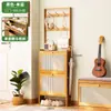 Gabinete de Zapatos Ultradelgado para Entrada, Almacenamiento Integrado y Diseño de Ganchos, Gabinete Vertical con Puertas abatibles, Zapatero de Piso para Pasillo del Hogar, ¡Wow!