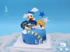 Adornos para Hornear Castillo Dibujos Animados Pastel de Cumpleaños Pato Donald Hada Tess Disfraz Niños y Niñas Decoración de Cumpleaños para Bebé
