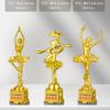 Trofeo de Danza de Cristal Grabado Personalizado Premio de Competición Infantil Resina Venta al por Mayor Personalización