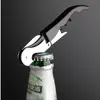 Abridor de Vinho Criativo em Forma de Faca Abridor de Cerveja Abridor de Vinho de Duplo Propósito Faca Portátil 1 Peça