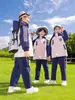 Ropa de Clase para Estudiantes de Primaria Ropa de Primavera, Otoño e Invierno Ropa con Carga Desmontable Uniforme Escolar Infantil Traje para las Cuatro Estaciones Ropa de Jardín de Infancia Verano