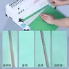 Máquina Multifuncional de Perfuração e Encadernação para Escritório, Calendário de Folhas Soltas, Álbum, Máquina de Encadernação com Argolas Plásticas, Máquina Manual de Perfuração e Encadernação de Textos