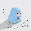 Miniatura Fofa de Pinguim em Resina 3D para Micro Paisagem, Acessórios de Decoração DIY, Mini Ornamento para Mesa de Trabalho e Carro