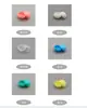 No. 32 Bolas de Gashapon Huevo Sorpresa 4 Cáscaras Pequeñas de Gashapon Cáscara de Huevo Juguete Apertura Mini Máquina de Gashapon Cáscara Vacía de Plástico