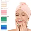 Gorro de Secado Rápido de Coral para Mujer, Engrosado, Suave, Absorbente, No Suelta Pelusa, Gorro de Ducha de Secado Rápido, Venta al por Mayor Dropshipping, Absorbente, No Suelta Pelusa
