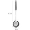 Cepillo para ollas de acero inoxidable 304 con mango largo, artefacto de limpieza y descalcificación para la cocina doméstica, cepillo de bola de acero extraíble, cepillo para cuencos, cepillo para limpieza de ollas