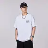 Ropa para Hombre Fengshe / Camiseta de Manga Corta Nueva de Verano 2026 para Hombre, Camiseta Versátil de Moda, Top Camiseta Casual de Peso Pesado