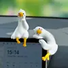 Accesorios Lindos de Pato Acostado para Tablero de Coche, Decoraciones Interiores de Lujo Ligero, Recuerdos de Cumpleaños, Fuente de Suministro