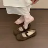 Lujo Ligero Nicho Retro Zapatos Nuevos de Mujer Primavera 2026, Zapatos Planos Versátiles de Moda de Caña Baja, Mocasines Planos
