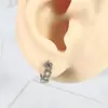 Pendientes de Cobre con Circonita en Forma de Anillo de Espiga de Trigo Hebilla de Oreja Pinza de Oreja para Mujer Lujo Accesible Estilo Ins Pendientes Accesorios de Joyería