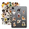 56 Pegatinas de Perro con Emojis de Compra Directa Transfronteriza para Maletas, Computadora, Tableta, Funda de Teléfono, Decoración de Agenda, Pegatinas de PP