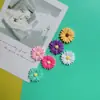 Pequeña margarita de resina para bricolaje, accesorios hechos a mano, crema, gel, pinza para el cabello, refrigerador, teléfono, concha, joyería, accesorios para el cabello, material