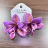 Pendientes Florales Grandes de Rafia Estilo Vacacional Junto al Mar Populares de Lujo Ligero Pendientes de Estrella de Mar Pendientes Elegantes de Nicho