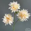 Arranjo de Chão com Flores Artificiais Cor de Champanhe, Rosa de Casamento, Hortênsia, Material de Flores para Corredor de Teto, Arranjo de Decoração para Auditório