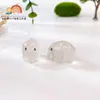 Novos Enfeites Minúsculos de Resina, Elefantinho Luminoso Simulados, Decorações de Mesa de Animais Coloridos Tridimensionais Mais Vendidas, Atacado