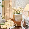 Flores de manzanilla artificiales, adornos pequeños tipo margarita para decoración del hogar, alta calidad, flores de seda realistas, ramos de flores artificiales