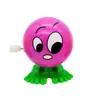 Novidade Divertido Mola de corda Mola de corda Bola que pula Basquete Futebol Bola de olho grande Truque Halloween Presente Brinquedo
