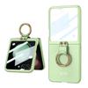 Aplicable Transfronterizo Samsung Zflip 50% de descuento Pantalla Apilada Ventana Grande Funda para Teléfono Móvil Flip5 Nuevo Anillo Anticaídas Cubierta Protectora