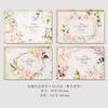 Yihenuo tarjeta de felicitación artística de estilo retro simple sobre de papel sulfato en blanco Corea del Sur creativo de alta gama bendición de cumpleaños