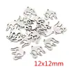 Acessórios de joia aço inoxidável pequeno pingente pingente estrela lua borboleta flor árvore gato multi-estilo atacado 0.3g