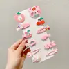 Lindos y versátiles pasadores laterales para niñas pequeñas, pasadores para el cabello infantiles lisos y dulces, pasadores de colores estilo dulce para flequillo de niñas, accesorios para el cabello