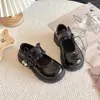 Sapatos Femininos Pequenos de Couro Estilo Francês Retrô 2026 Primavera/Verão Novos Versáteis Laço Pérola Sapato Mary Jane Princesa