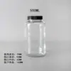 30ml60ml100ml 250ml500ml Garrafa de Vidro Transparente Boca Larga Garrafa de Boca Grande Garrafa Química Boca de Rosca Garrafa de Reagente