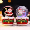 Bola de Cristal de Deseos Navideños, Adorno de Vidrio con Escena de Nieve Soñadora, Atmósfera Festiva, Decoración de Mesa, Tema Navideño