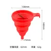 Embudo Plegable de Silicona en Stock, Embudo de Silicona, Herramienta Creativa para Dispensar Líquidos en el Hogar, Cocina, Venta al Por Mayor