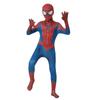 Traje de combate ajustado Zentai Siaman para niños, estilo Spider-Man, de la película "No Return", color negro y dorado.