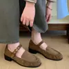Zapatos Planos de Ballet Mary Jane con Pliegues Nuevos para Mujer Primavera 2026