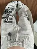 Jeans con Diseño Retro Americano Chica Picante Sentido del Diseño Nicho Estampado de Letras Mujeres Hombres Verano Nuevos Pantalones Anchos Sueltos