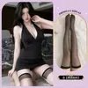 Lingerie sexy e provocante, vestido bodycon justo que não precisa tirar, camisola sedutora de alta qualidade para mulheres jovens