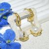Pendientes largos de perlas con diseño de nicho, con temperamento de concha de madre, pendientes de borla de perlas de ancla de moda, venta al por mayor de fábrica