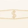Nuevo collar multicapa transfronterizo con forma de dólar, cadena de clavícula con diamantes de imitación sexy para fiestas europeas y americanas, collar con accesorios transfronterizos