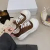 Zapatillas Casuales de Suela Gruesa para Aumentar la Altura, Modelo 2026, Moda y Simplicidad, Mocasines Versátiles de Punta Redonda, Zapatos de Skateboard para Estudiantes
