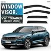 Adecuado para Volkswagen Touareg Lluvia y Spoiler de Lluvia Ceja de Lluvia Visera de Ventana VW Touareg