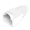 Cable de red de seis Categoría 5 Cubierta protectora de conector Crystal RJ45 cubierta para conector de red a prueba de polvo transparente CAT5CAT6