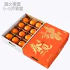 Caja de Regalo de Primavera Caja de Embalaje Caja Vacía Paquete de 12 Caja de Regalo de Mano de Alta Gama Estampada en Oro Naranja Mandarina Feo con Impresión al por Mayor