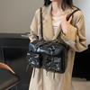 Bolso Tote Portátil Vintage de Alta Gama para Mujer 2024 Nuevo de Moda Simple para Ir al Trabajo Bolso de Axila Mochila Casual